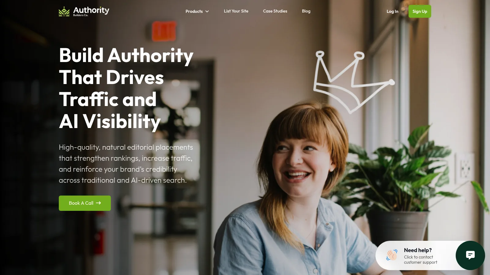Authority Builders homepage