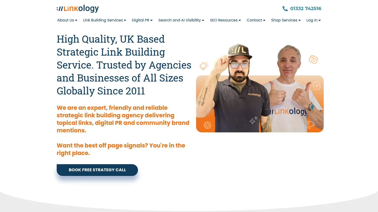 UK Linkology homepage