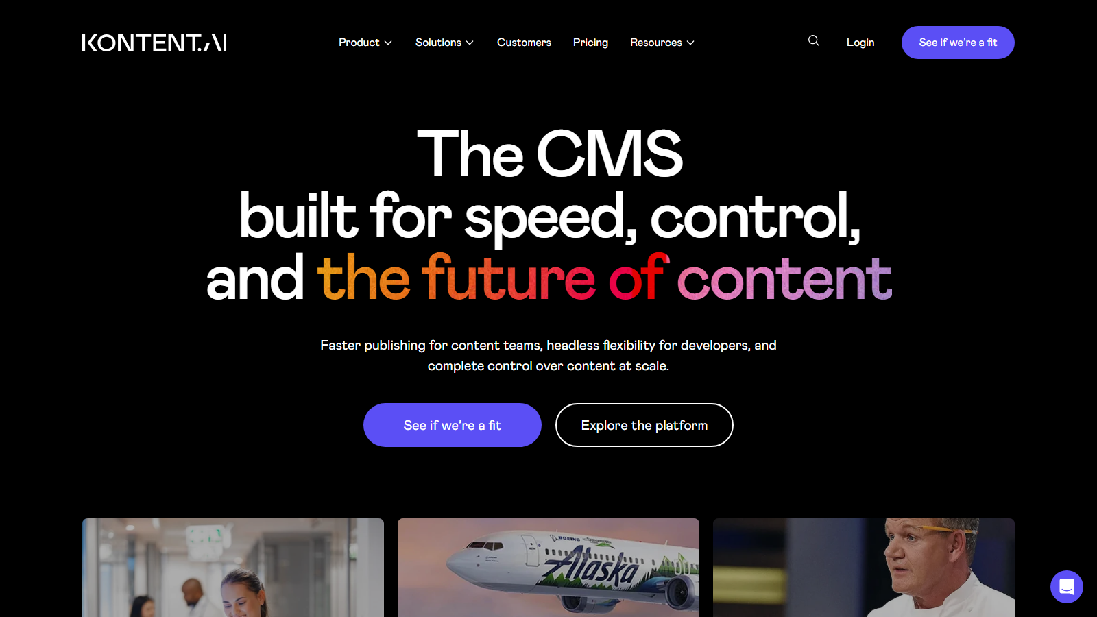 Kontent.ai homepage