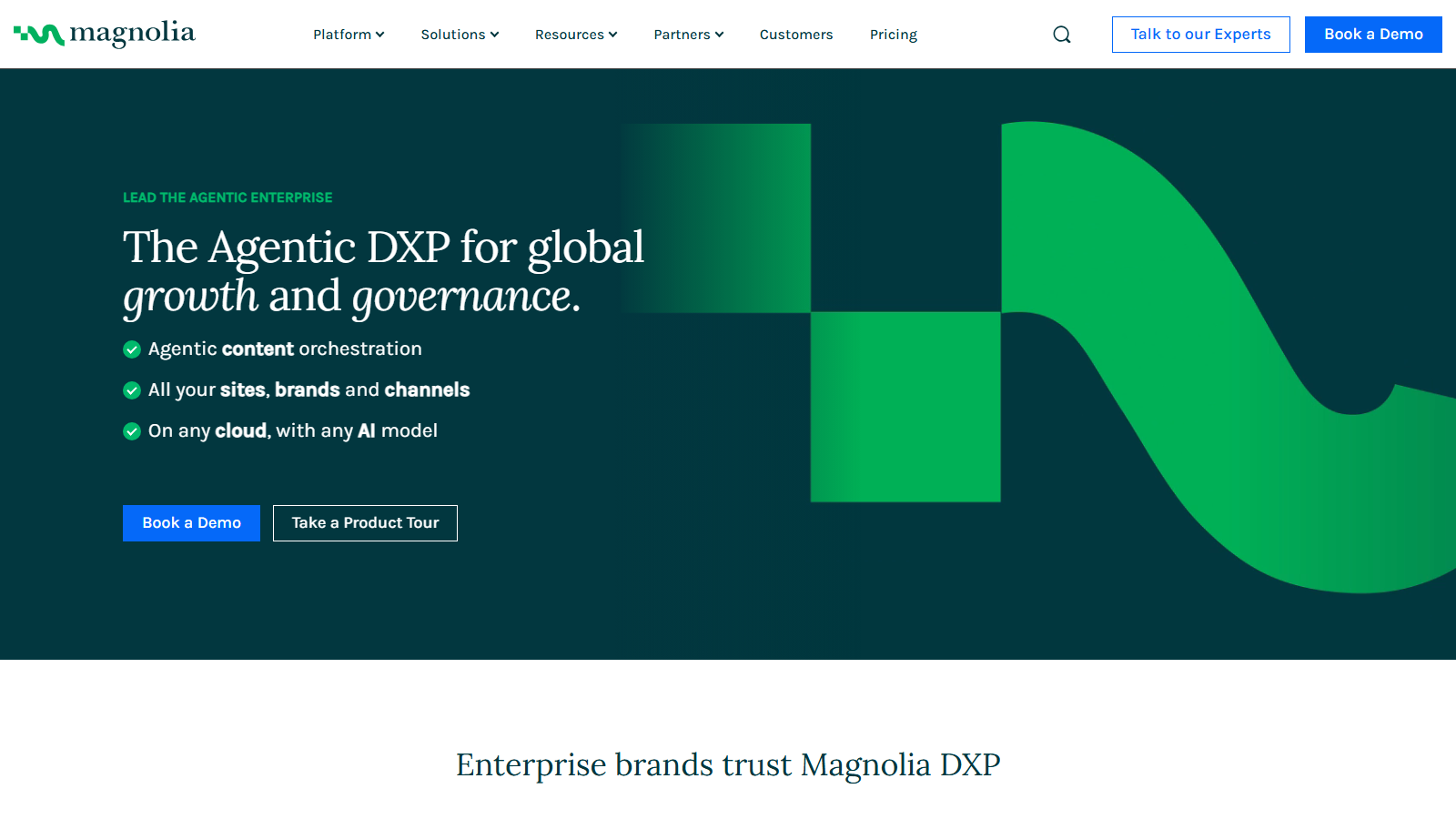 Magnolia homepage